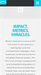Mobile Screenshot of miracleventures.com